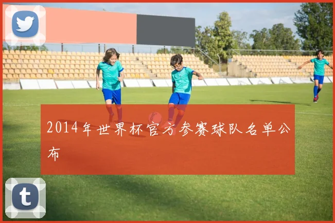 2014年世界杯官方参赛球队名单公布