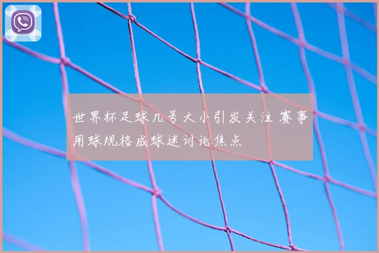 世界杯足球几号大小引发关注 赛事用球规格成球迷讨论焦点